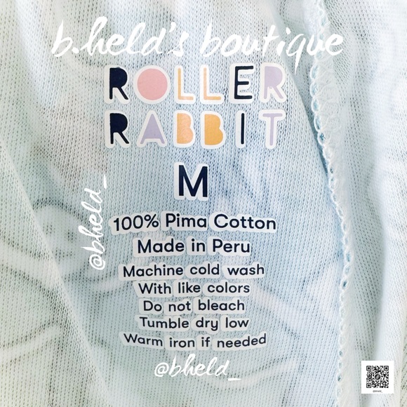 Roller Rabbit Star Monkey Polo Pajamas in Blue Size Medium (M) Brand New NWT - Picture 12 of 17